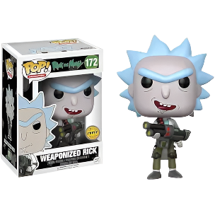 Funko Weaponized Rick (Chase Edition): Rick & Morty x POP! Animation Vinyl Figure - RELIC AND STITCH