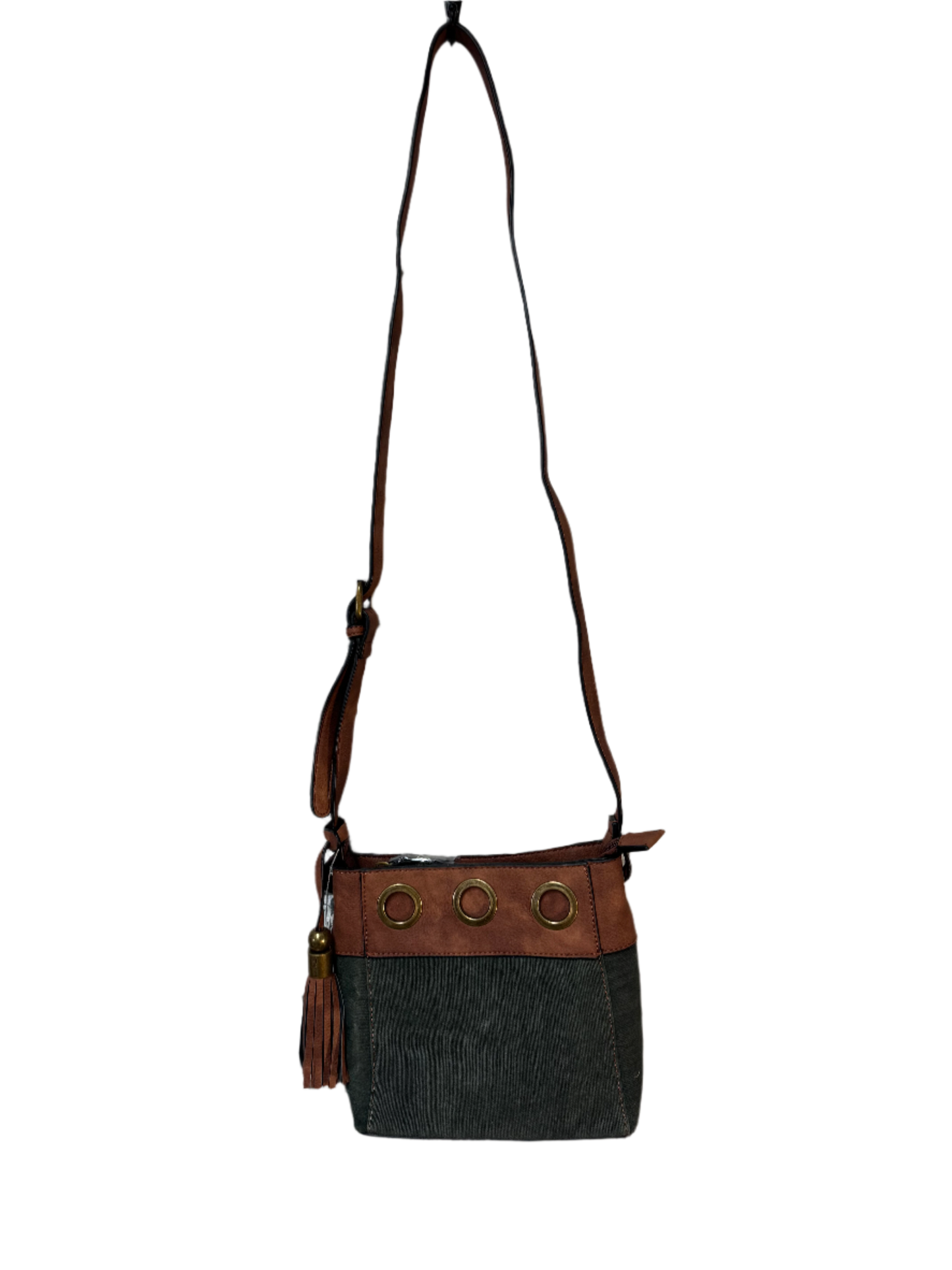 Simply Noelle brown and green cross body - RELIC AND STITCH