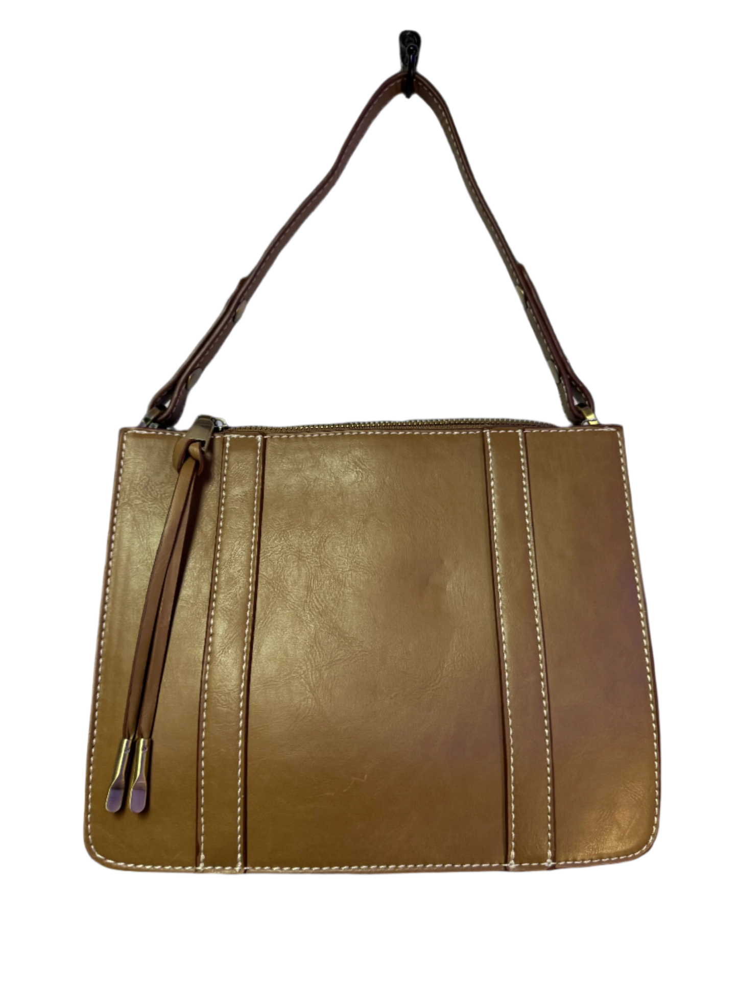 SIMPLY NOELLE BROWN LEATHER HAND BAG/CROSS BODY - RELIC AND STITCH