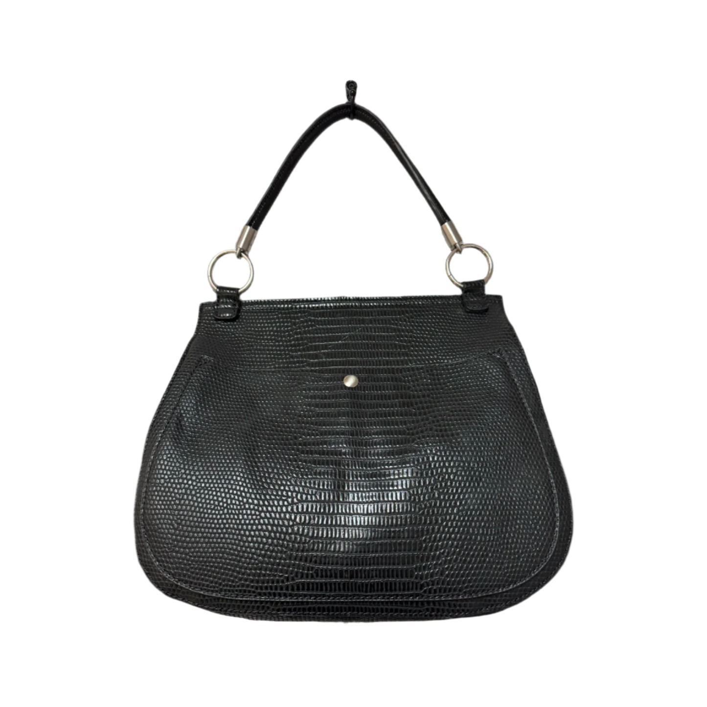 SIMPLY NOELLE BLACK WITH NICKEL HAND BAG - RELIC AND STITCH