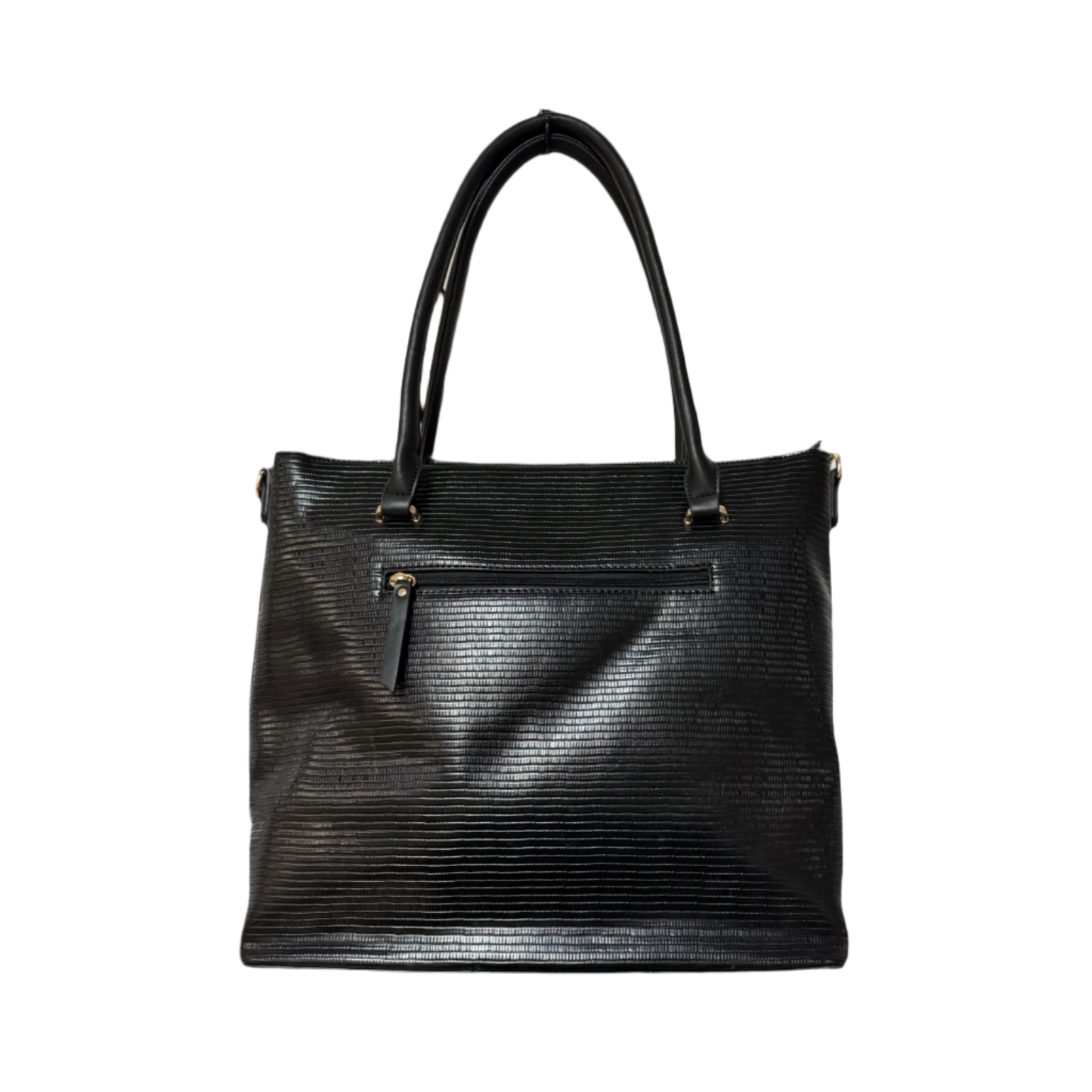 SIMPLY NOELLE BLACK HAND BACK WITH REMOVABLE SHOULDER STRAP - RELIC AND STITCH