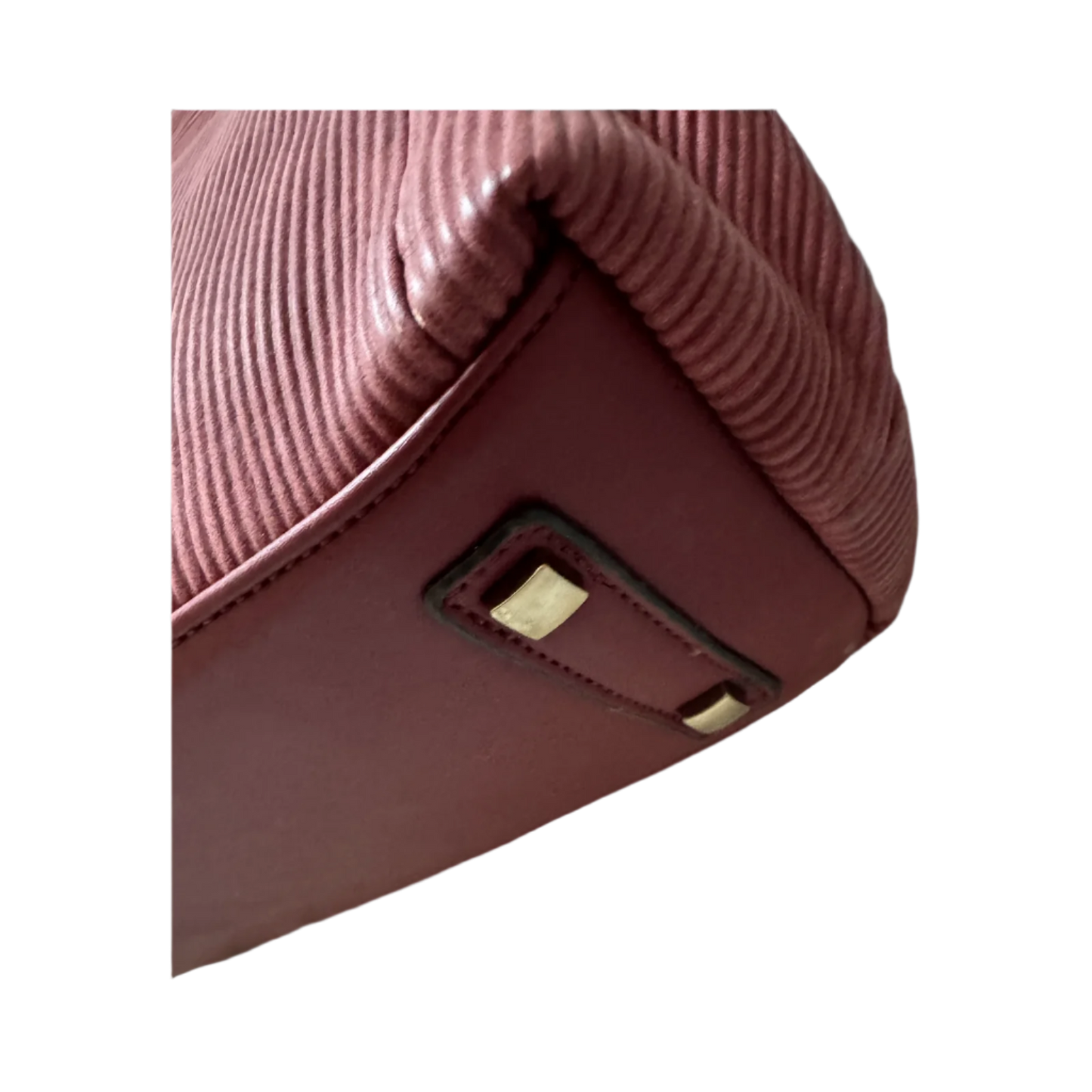 SIMPLY NOELLE BURGANDY LEATHER HAND BAG - RELIC AND STITCH