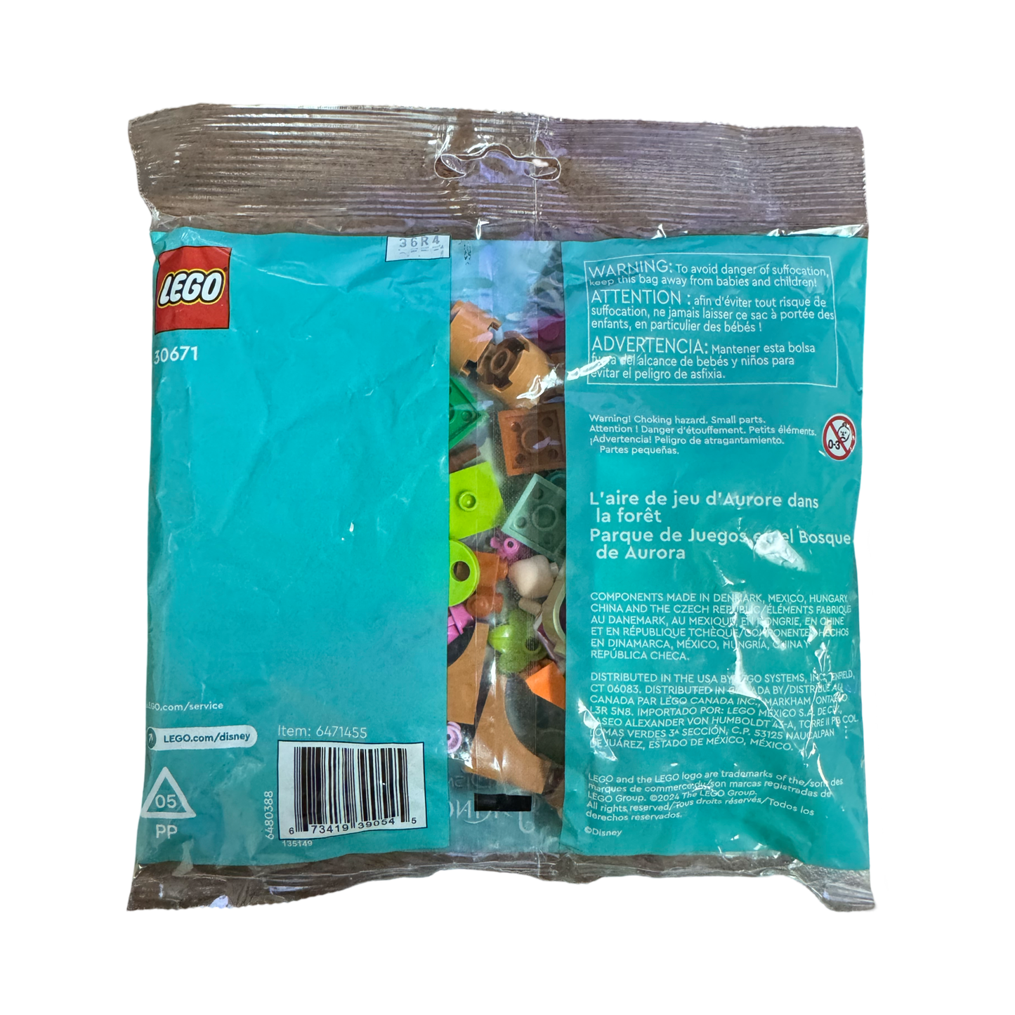 LEGO - DISNEY - AURORA'S FOREST PLAYGROUND - 30671 - RELIC AND STITCH