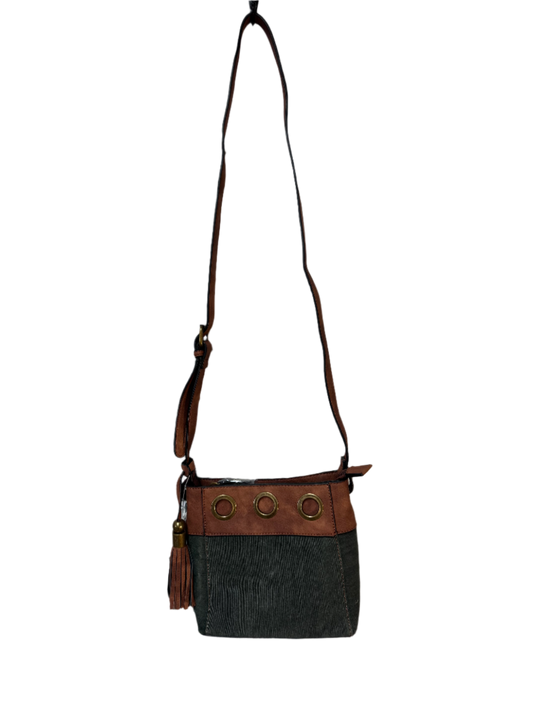 Simply Noelle brown and green cross body - RELIC AND STITCH
