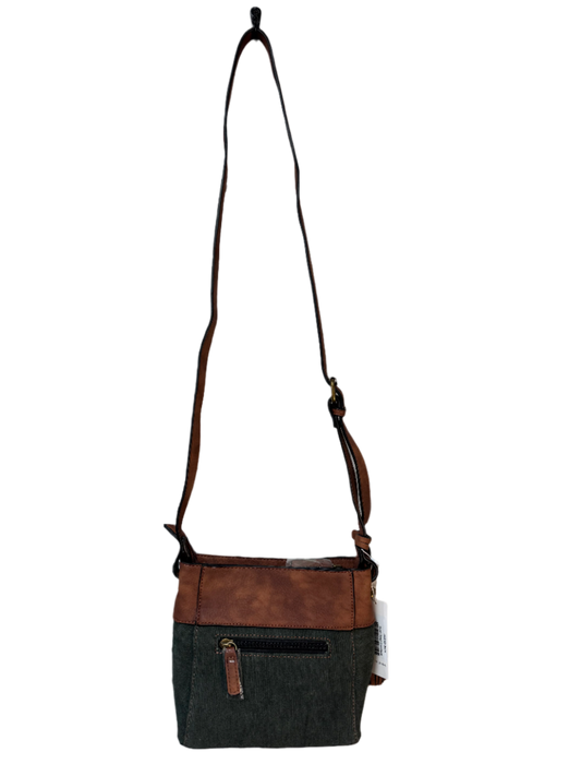 Simply Noelle brown and green cross body - RELIC AND STITCH