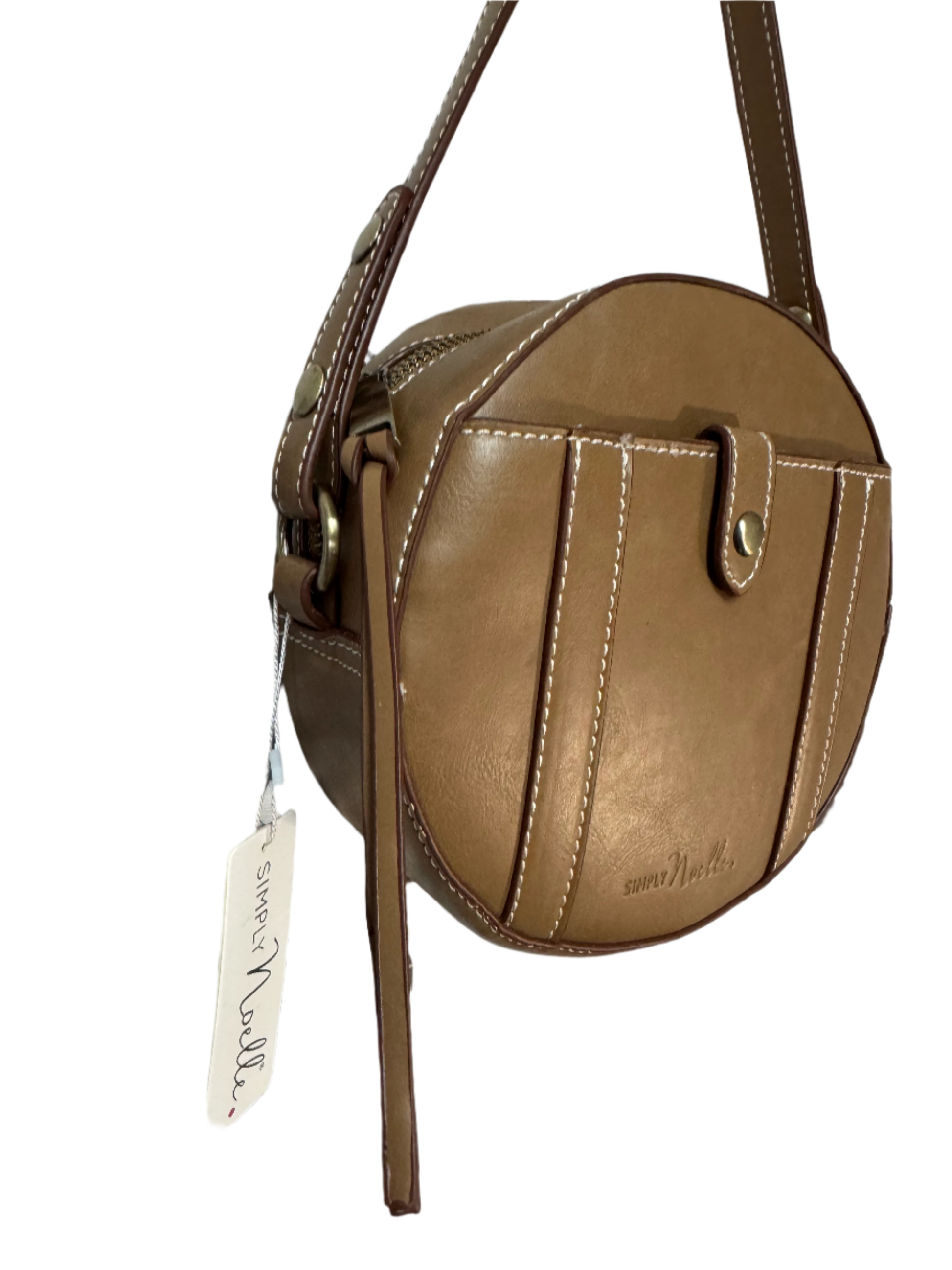Simply Noelle brown leather cross body - RELIC AND STITCH