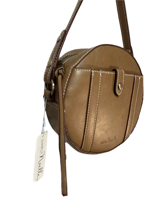 Simply Noelle brown leather cross body - RELIC AND STITCH