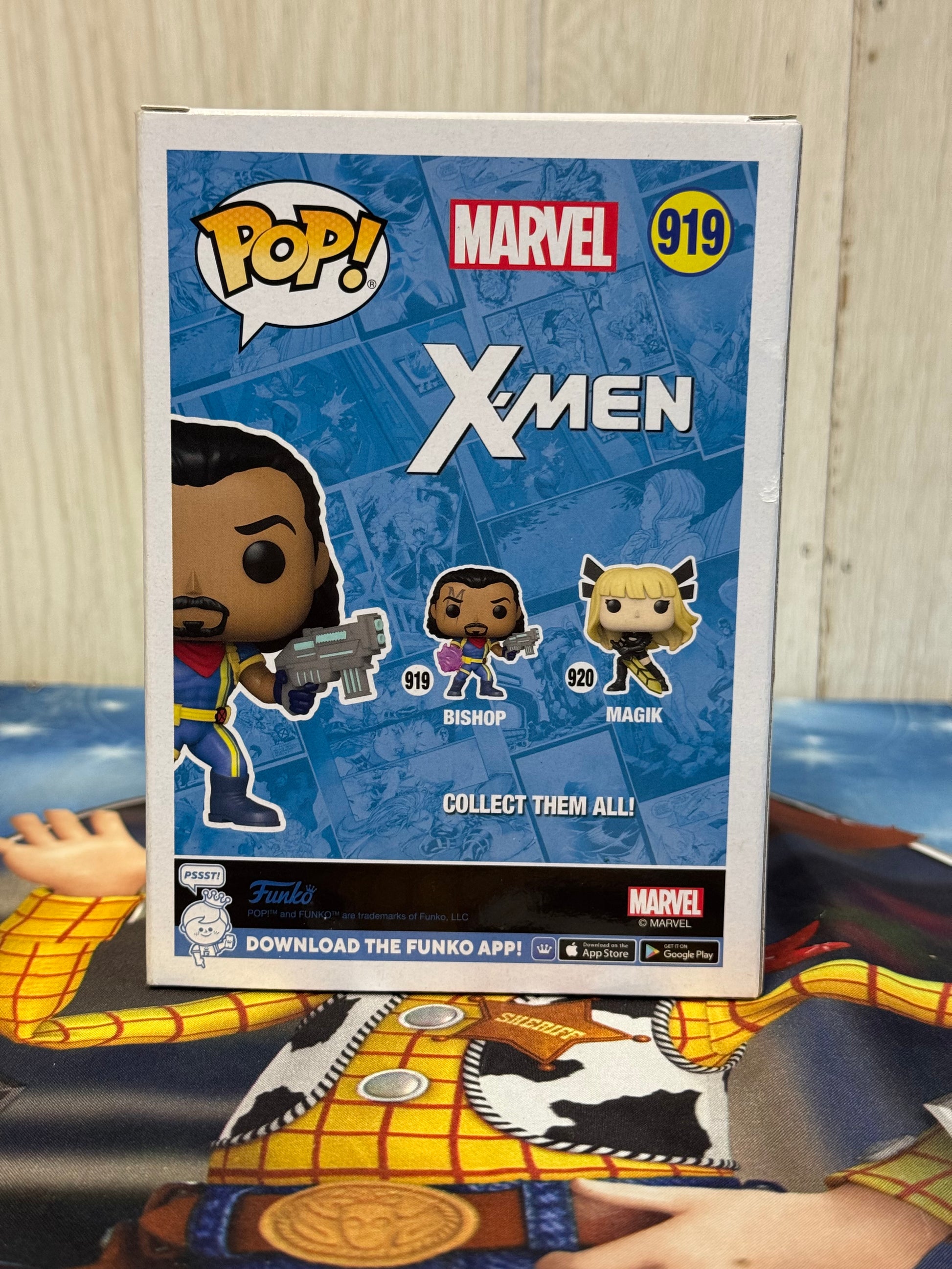 FUNKO POP! MARVEL X-MEN BISHOP WALGREENS EXCLUSIVE 919 (2021) - RELIC AND STITCH