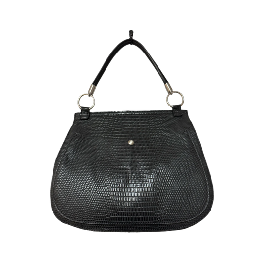 SIMPLY NOELLE BLACK WITH NICKEL HAND BAG - RELIC AND STITCH