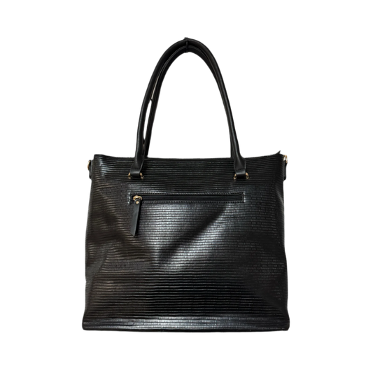 SIMPLY NOELLE BLACK HAND BACK WITH REMOVABLE SHOULDER STRAP - RELIC AND STITCH