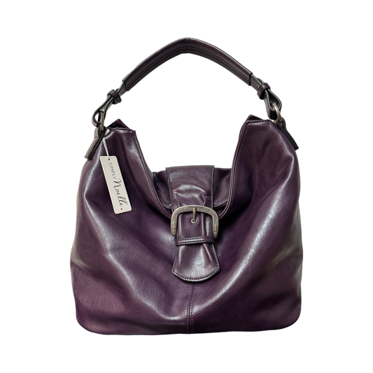 SIMPLY NOELLE PURPLE LEATHER HAND BAG - RELIC AND STITCH